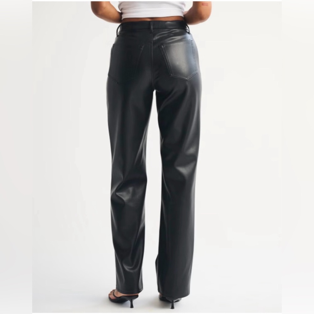 Abercrombie Vegan Leather Pants - Picture 4 of 5